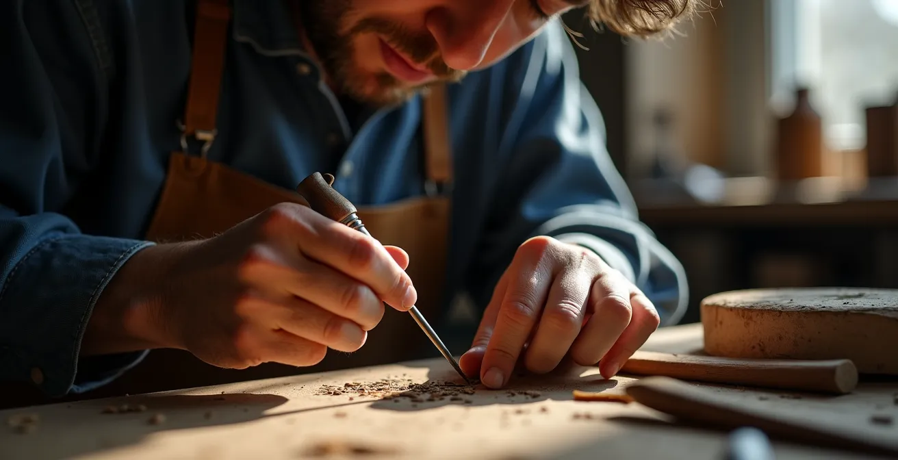 Atelier d'artisan labellisé Entreprise du Patrimoine Vivant