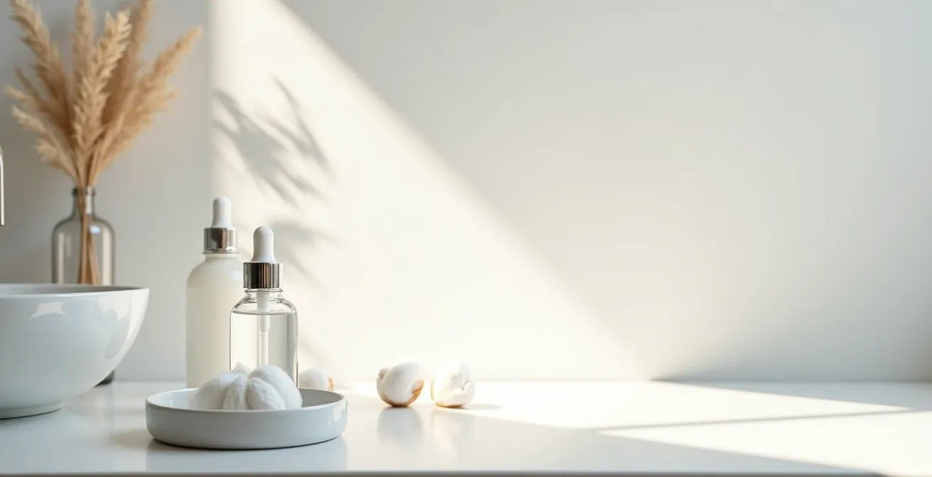 Illustration du processus inflammatoire de l'acné et de la barrière cutanée